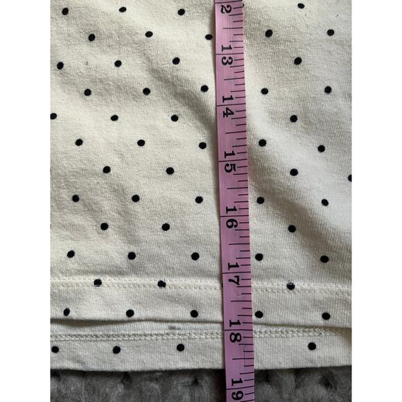 Madewell cropped polka dot tee size med - Picture 4 of 5